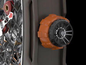 richard mille nadal rm 27-04 lowpoly 3Dモデル