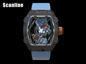 richard mille nadal rm 27-04 lowpoly 3Dモデル