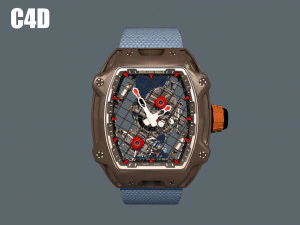 richard mille nadal rm 27-04 lowpoly 3D Model