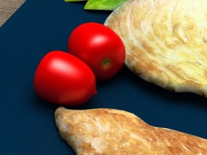 grilled turkey 3D Model