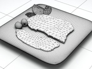 grilled turkey 3Dモデル