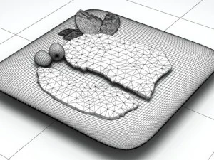grilled turkey 3D Model