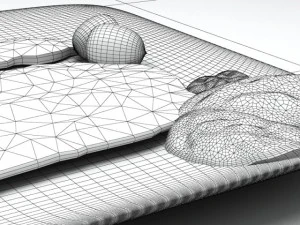 grilled turkey 3D Model