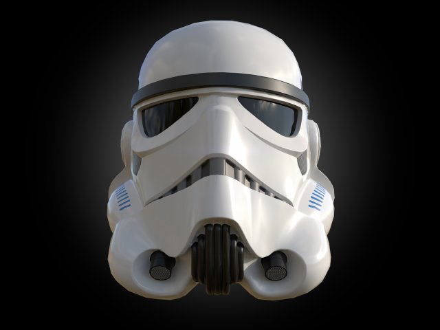 stormtrooper helmet 3D-Modell .c4d .max .obj .3ds .fbx .stl .blend 
