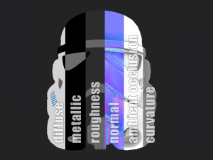 stormtrooper helmet 3D-Modell
