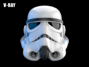 fırtına asker kaskı 3D Model