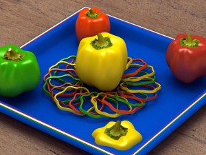 peppers 3D 模型