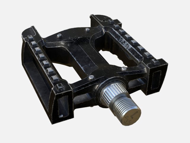 bike pedal 3D 模型 .c4d .max .obj .3ds .fbx .stl .blend 