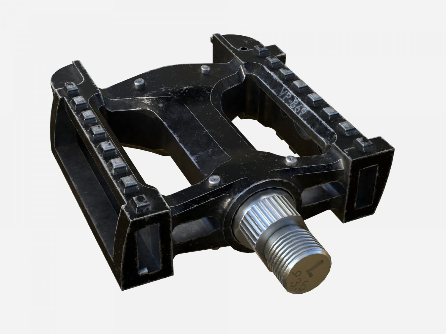 bike pedal 3D Model .c4d .max .obj .3ds .fbx .stl .blend 