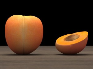 apricot Modèle 3D