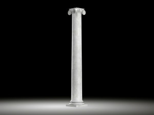 angular ionic column Modèle 3D