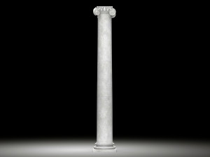 angular ionic column Modèle 3D