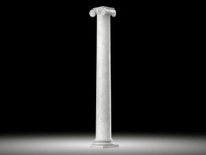angular ionic column Modèle 3D