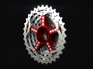 sram cassette pg990 3D Модель