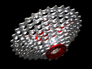 sram cassette pg990 3D Модель