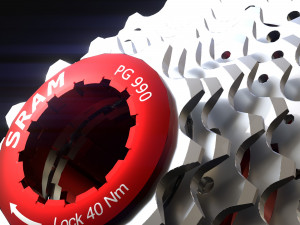 sram cassette pg990 3D Модель
