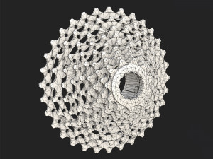sram cassette pg990 3D Модель