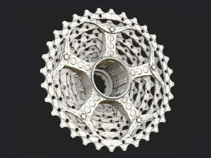 sram cassette pg990 3D Model