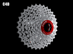 sram cassette pg990 3D Модель