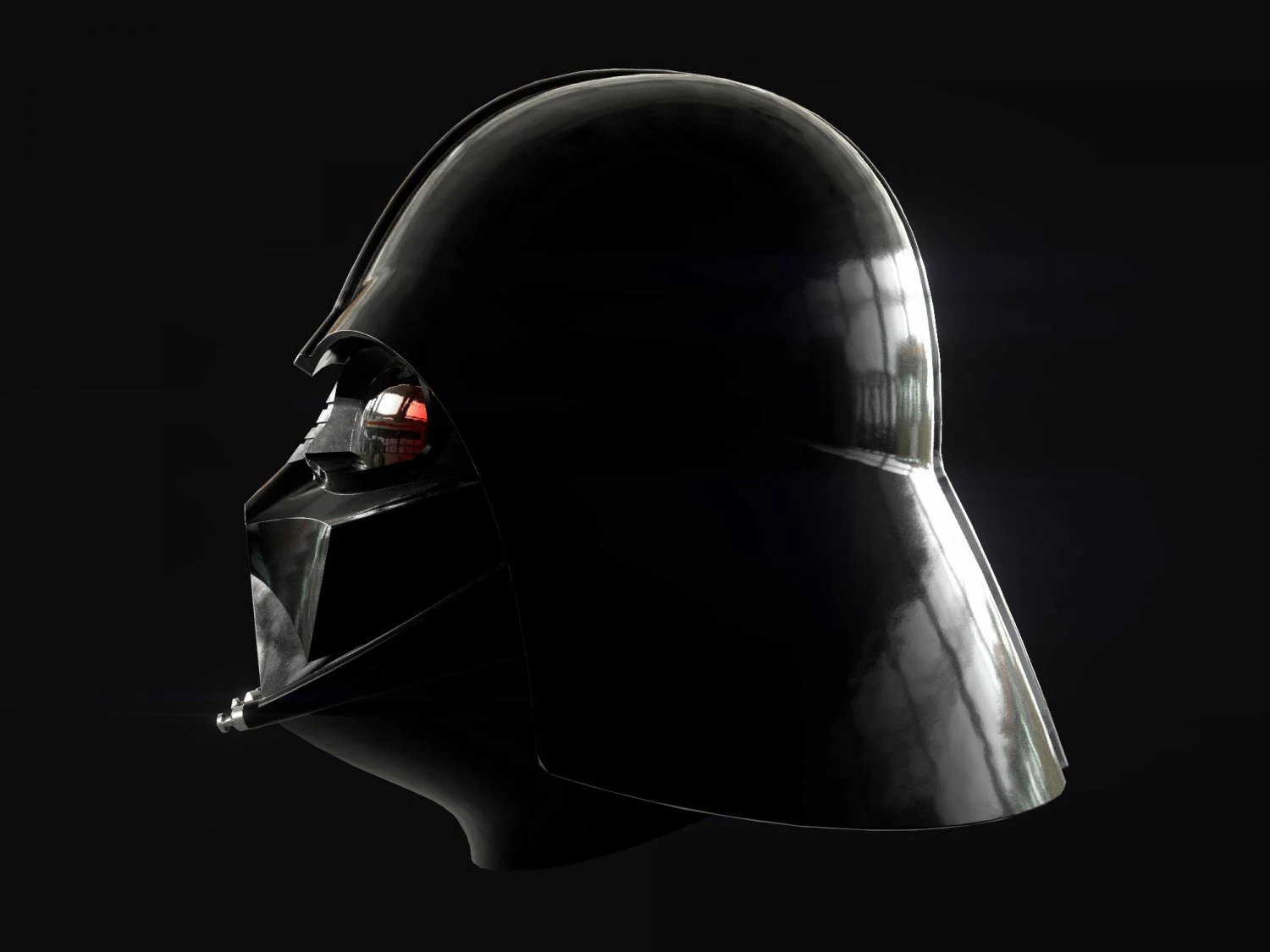 darth vader helmet 3D Model .c4d .max .obj .3ds .fbx .stl .blend 