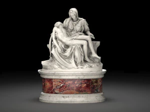 Pieta van Michelangelo 3D Model