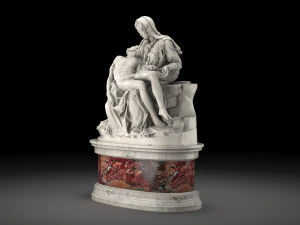 Piet&agrave; di Michelangelo Modello 3D
