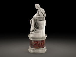 pieta by michelangelo 3D Model
