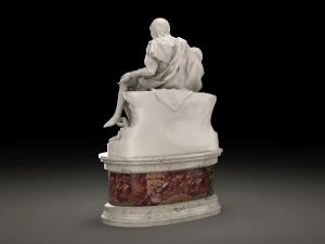 Piet&agrave; di Michelangelo Modello 3D