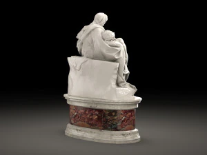 Piet&agrave; di Michelangelo Modello 3D