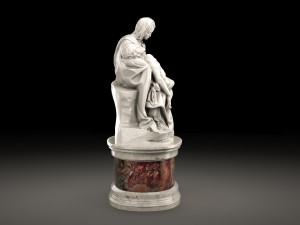 pieta by michelangelo 3D Model