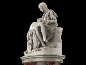 Piet&agrave; di Michelangelo Modello 3D