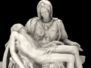 pieta by michelangelo 3D Model