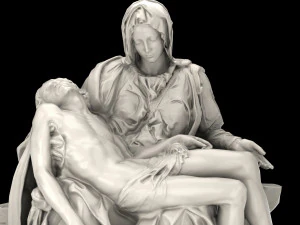 Piet&agrave; di Michelangelo Modello 3D