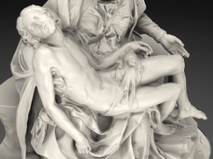 pieta by michelangelo 3D Model