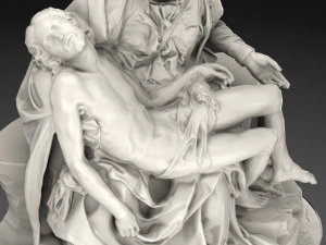 Piet&agrave; di Michelangelo Modello 3D