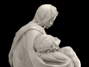pieta by michelangelo 3D Model