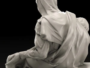 Piet&agrave; di Michelangelo Modello 3D