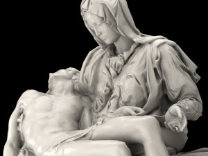 pieta by michelangelo 3D Model