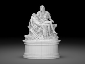 pieta by michelangelo 3D Model
