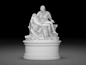 Piet&agrave; di Michelangelo Modello 3D