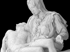 Piet&agrave; di Michelangelo Modello 3D
