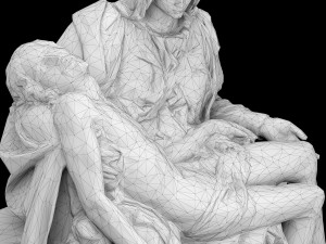 pieta by michelangelo 3D Model
