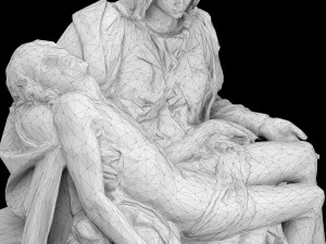 Piet&agrave; di Michelangelo Modello 3D
