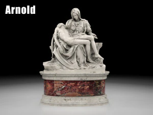 Piet&agrave; di Michelangelo Modello 3D