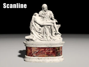 Piet&agrave; di Michelangelo Modello 3D