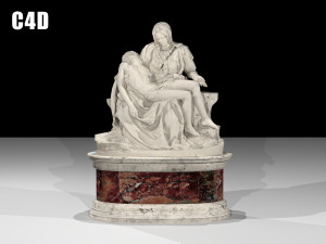 pieta by michelangelo 3D Model