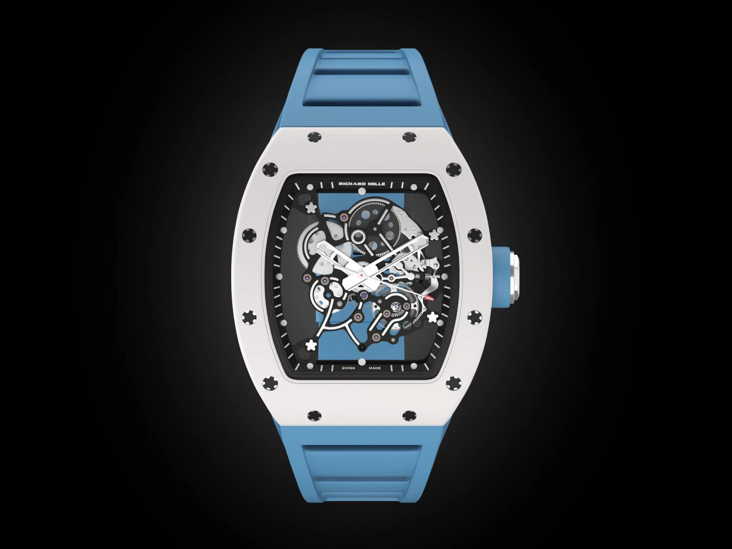 richard mille bubba watson rm 055 3D Model .c4d .max .obj .3ds .fbx .stl .blend 