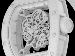 richard mille bubba watson rm 055 3D Model