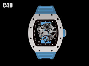 richard mille bubba watson rm 055 3D Model