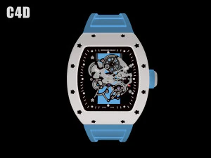 richard mille bubba watson rm 055 3D Model